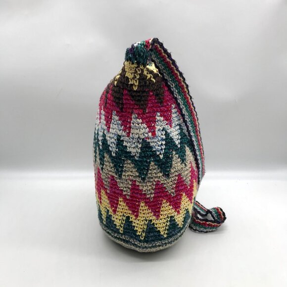 Unbranded Multi-Color Crochet Shoulder Bag - Picture 3 of 10